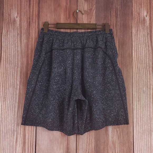 *READ* Lululemon Mens L Pace Breaker Short 9" Linerless Inked Light Cast Black - Picture 3 of 16